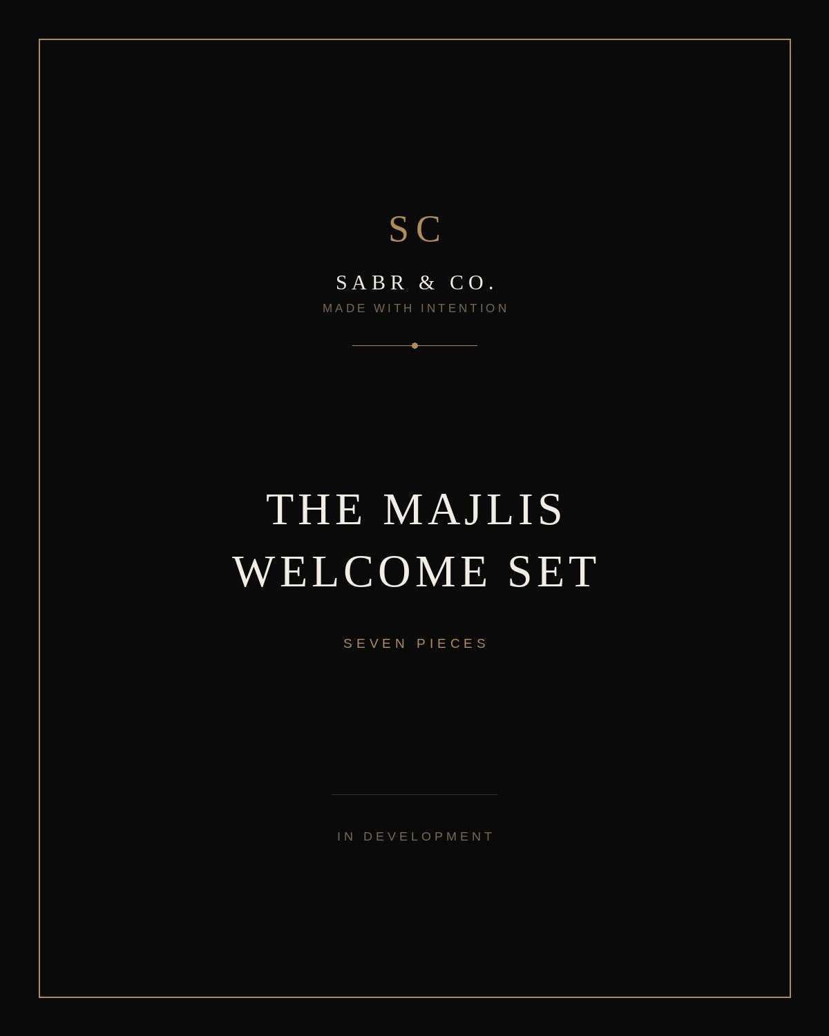 The Majlis Welcome Set